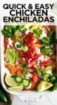 easy chicken enchiladas