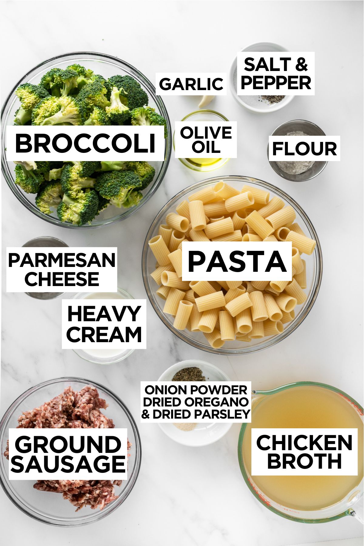 Look no further than this creamy one pot sausage broccoli pasta recipe for your next satisfying weeknight meal. Packed with flavor and convenience, this pasta dish checks all the boxes– minimal effort, easy clean up and done in 30 minutes! This sausage broccoli pasta is everything you want dinner to be and makes great leftovers.