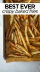 french fries on a baking sheet.