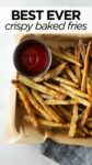 french fries on a baking sheet with a napkin.