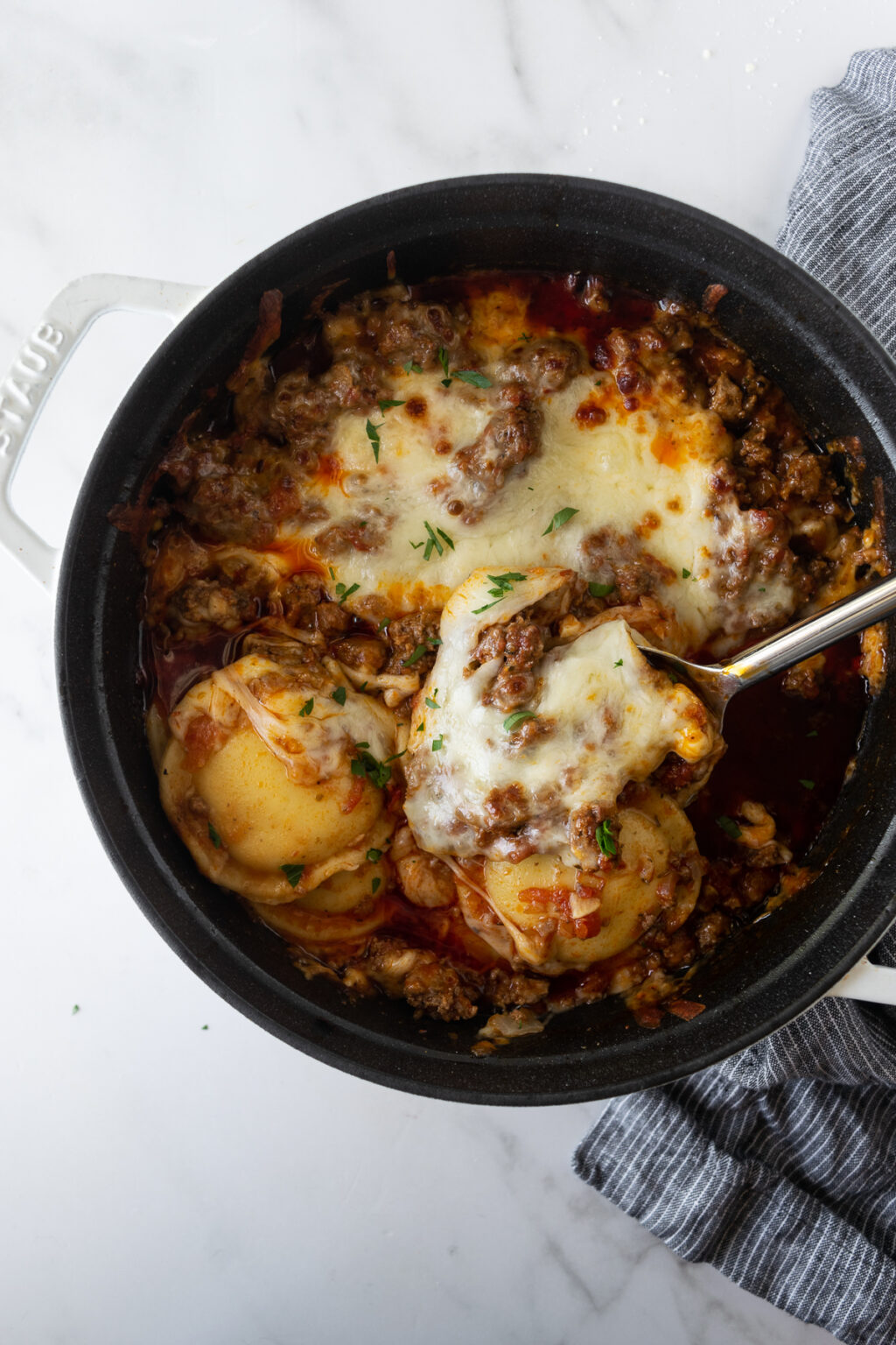 One Pot Baked Ravioli - Simple Everyday Recipes