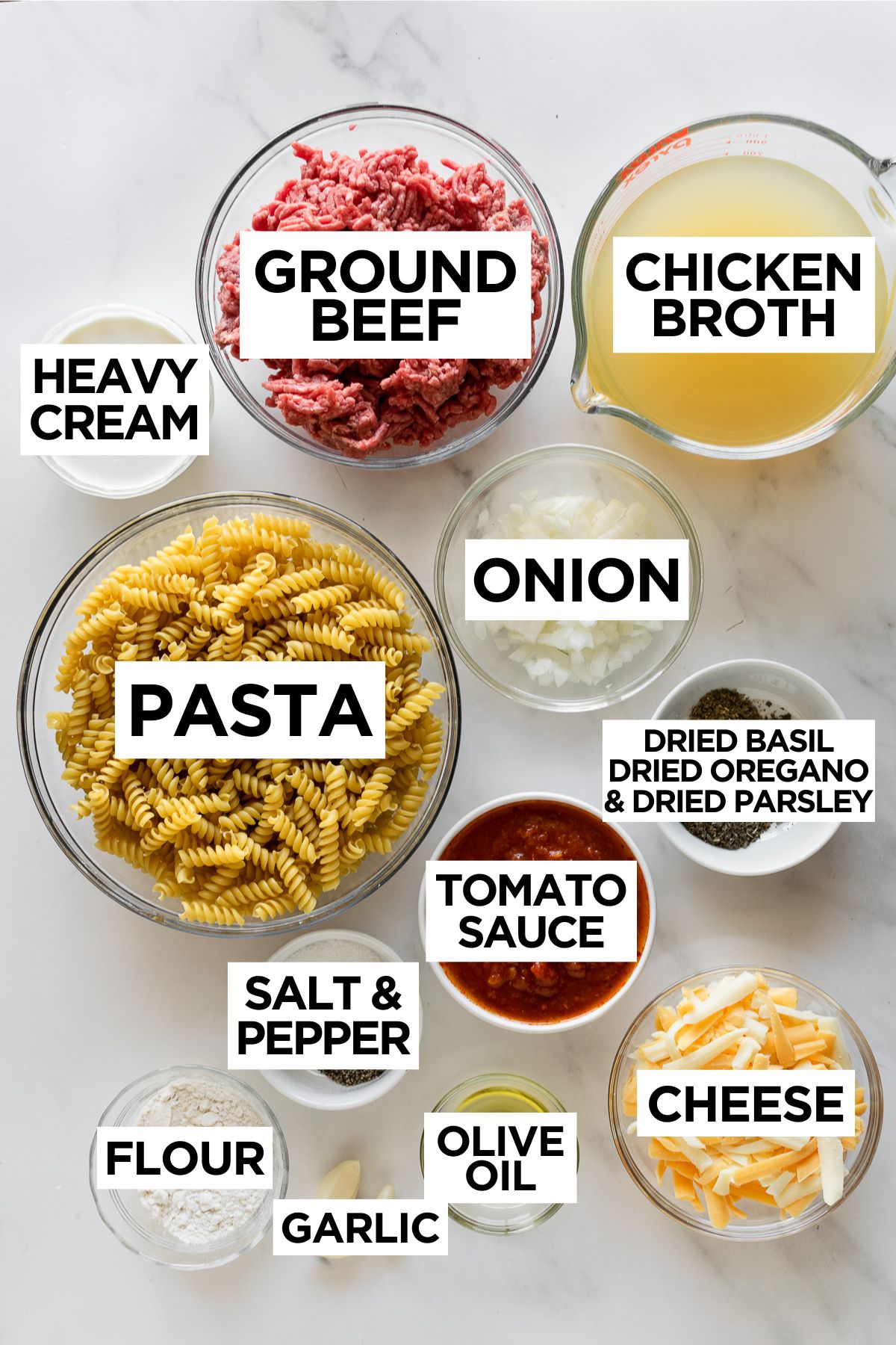 Indulge in this undeniably creamy homemade creamy beef pasta recipe, a twist on a classic favorite that's bursting with freshness and flavor. It's a one pan pasta dish that's made with simple ingredients and ready in just 30 minutes– perfect for busy weeknights and a go-to homemade hamburger helper recipe that will disappear fast!