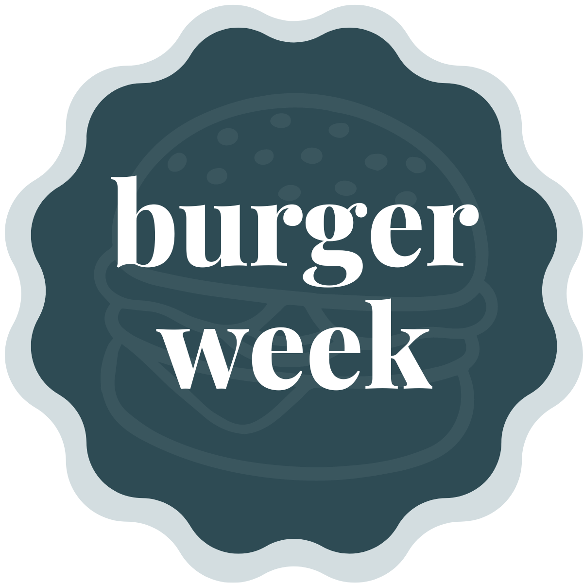 icon for burger week.